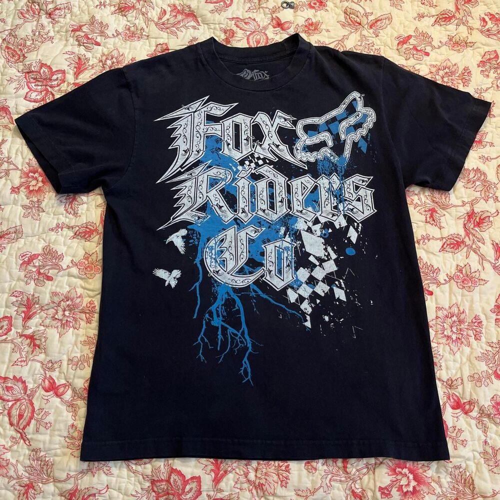 Fox Riders Black and Blue Grunge Jesse Pinkman Thick Comfy Lofty Fit T Shirt!